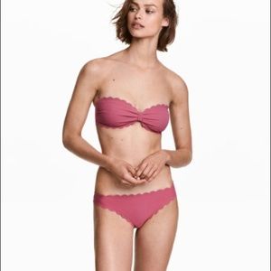 H&M scalloped bikini set